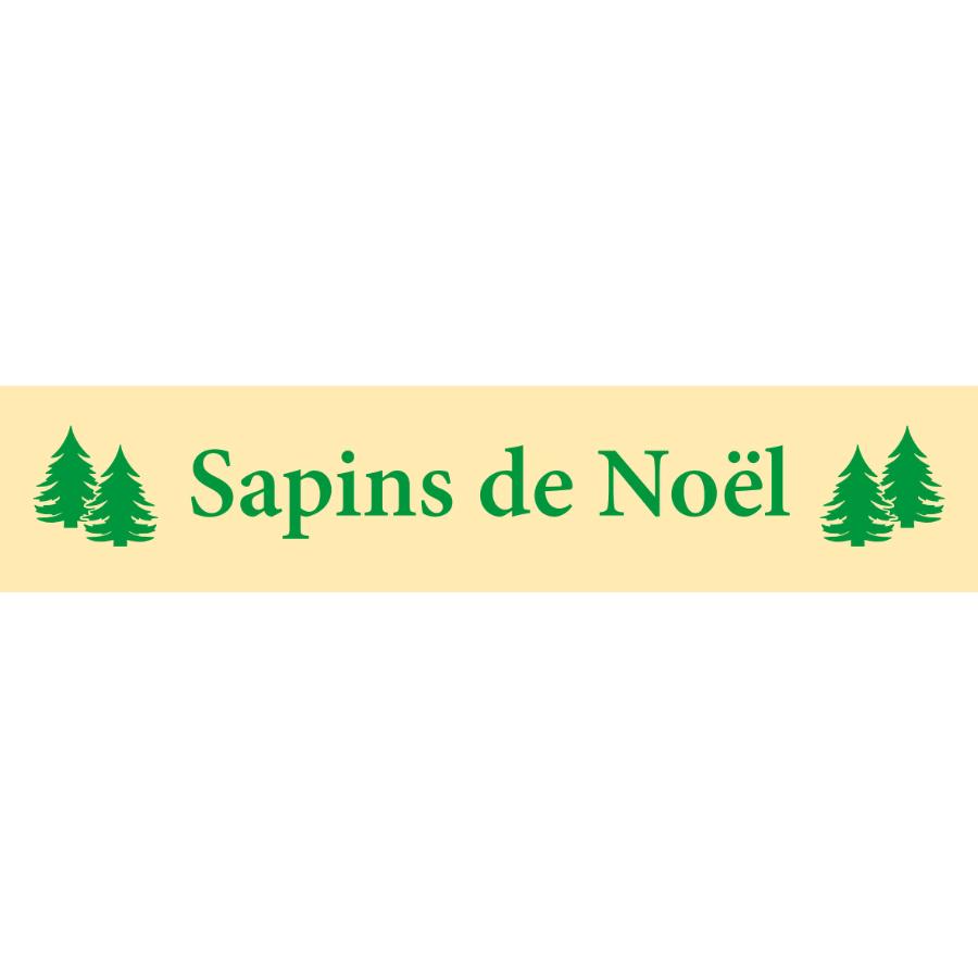 Juletræsbanner  Sapin de Noël 60X285 cm Polyester