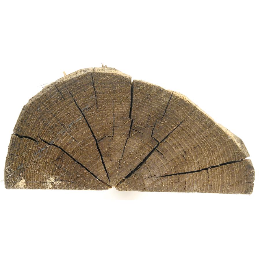 Robinia pæl halvskåren Ø 12-14cm 230 cm, 75 stk pr bundt